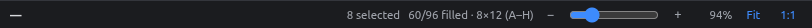 Status bar